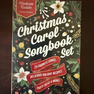 New In Package, Christmas Carol Songbook Set Includes Hostess Guide & 5 Guest